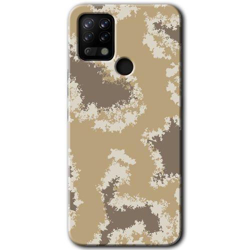 Tecno Pova HD Baskılı Kılıf + 9D Tam Ekran Koruyucu - Kamuflaj 33