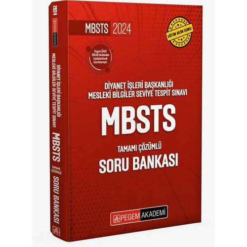 2024 Diyanet İşleri Başkanlığı Mesleki Bilgiler Seviye Tespit Sınavı MBSTS Tamamı Çözümlü Soru Bankası Pegem Yayınları