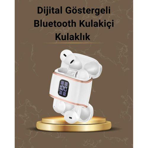 Dijital Göstergeli Bluetooth Kulakiçi Kulaklık – 4’lü Paket, Gürültü Engellemeli