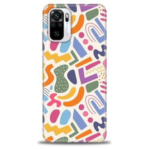 Xiaomi Redmi Note 10S Kılıf HD Baskılı Kılıf - Color + Tam Ekran Koruyucu