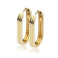 Üçlü Bant Altın Küpe HSM10046