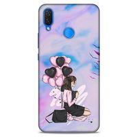 Sokak Modası 74 Huawei Psmart 2019 Kılıf Desenli Silikon