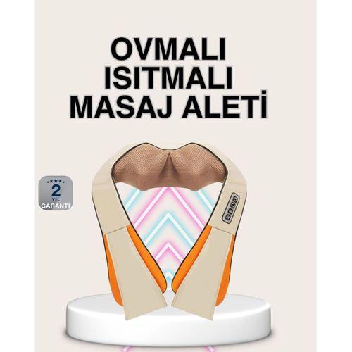 Bel Omuz Boyun Masaj Aleti Ovmalı Isıtmalı Kas Yorgunluğu Giderici