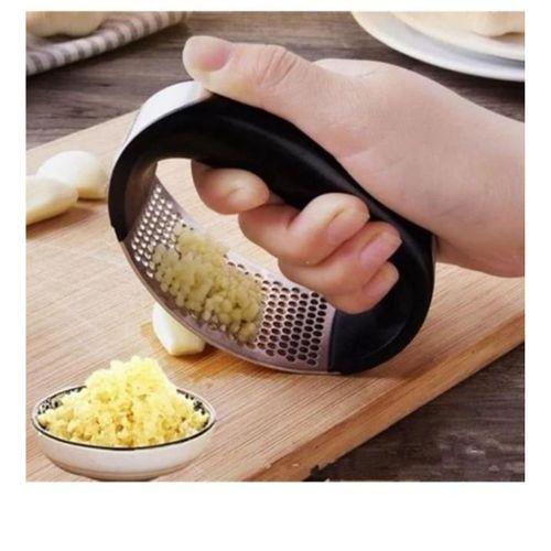 Zhlhome Ergonomik Tutma Saplı Çelik Sarımsak Ezici