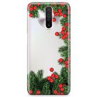 Xiaomi Redmi K30 Kılıf Göknar Ağacı Arka Kapak Koruma Desenli Full Koruyucu