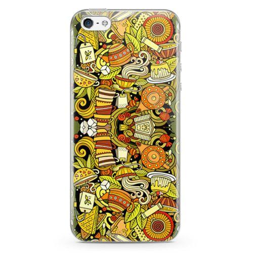 Apple iPhone 5 Kılıf Çay Çeşitleri Arka Kapak Koruma Desenli Full Koruyucu