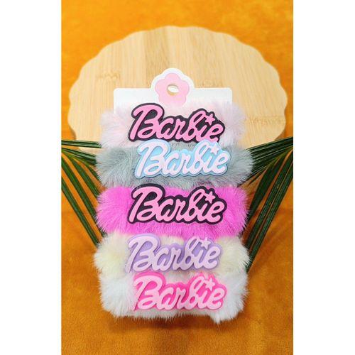 Monalisa Home Lüks Barbie Figürlü Renkli Lastik Toka