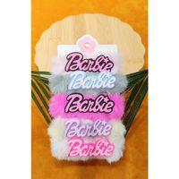 Monalisa Home Lüks Barbie Figürlü Renkli Lastik Toka