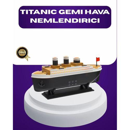 Titanik Gemi Tasarımlı Led Işıklı Hava Nemlendirici Buhar Efektli Oda Difüzörü