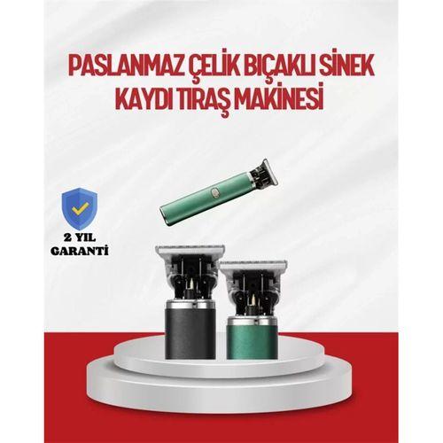 Saç Sakal Ense Paslanmaz Çelik T-bıçak Vücut Tıraş Makinesi