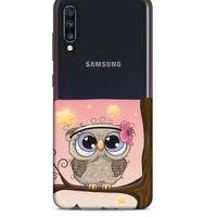 Zoologix (70) Samsung Galaxy A70 Şeffaf Kılıf Silikon Desenli