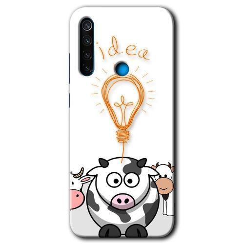 Redmi Note 8T Kılıf HD Desen Baskılı Arka Kapak - İdea Lamp + Kırılmaz Cam