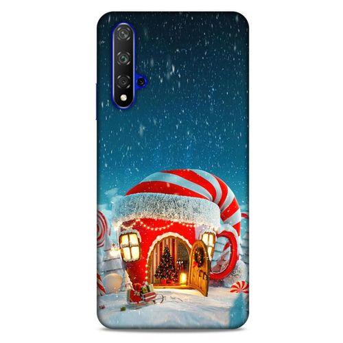 Huawei P Smart S Y8P Kılıf Snowix (1) Kılıfı Kırmızı Beyaz