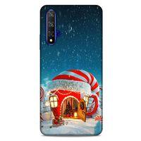 Huawei P Smart S Y8P Kılıf Snowix (1) Kılıfı Kırmızı Beyaz