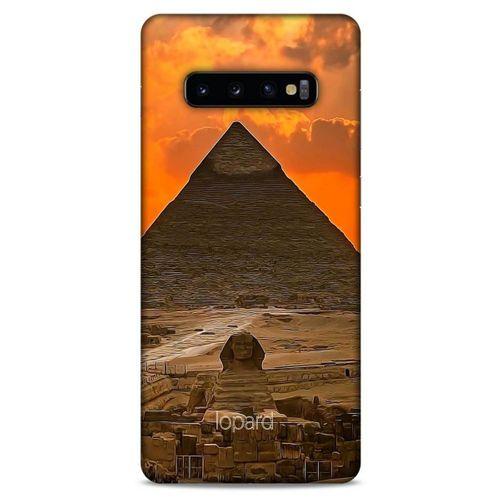 Samsung Galaxy S10 Plus Kılıf Dünya Mimarisi (25) Antişok Kapak Giza Piramitler Mısır