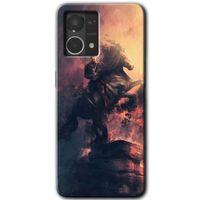 Oppo Reno 7 4G Kılıf HD Desen Baskılı Arka Kapak - Atatürk Portre + Kırılmaz Cam