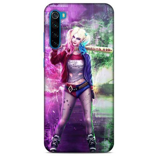 Xiaomi Redmi Note 8T Uyumlu Kılıf Harley Quinn (30) Silicone Case Koyu kahverengi