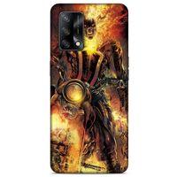 Oppo A74 4G Uyumlu Kılıf Motorsiklet (15) Antişok Kılıf Kurukafa