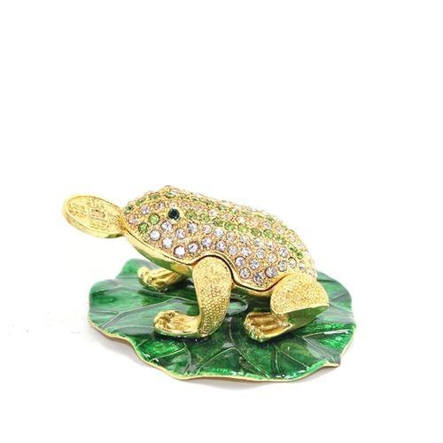Swaroski Taşlı Tekli Kurbağa
