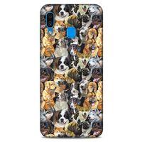 Samsung Galaxy A30 Kılıf Köpek Kıyafetleri (10) Full Koruma Kılıfı Labrador, Kaniş