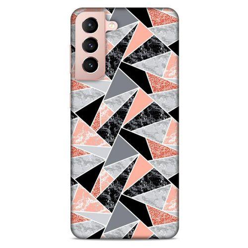 Lopard Samsung Galaxy S21 Uyumlu Kılıf Mermer Desenli (32) Soft Silikon Kılıf
