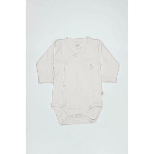 Eğitici Oyuncak Bistyle Organik Natural Basic Style Kruvaze Uzun Kol Body BS17102 Ekru