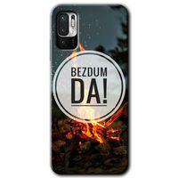 MRCİLETİSİM Xiaomi Redmi Note 10 5G Kılıf HD Desen Baskılı Arka Kapak + Temperli Cam - Bezdum Da