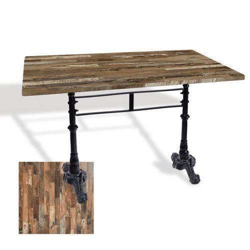 Dockers Çipa 3002 Döküm Ayak Masa 70x120 cm - (Werzalit, Wermodin ve Allzalit Tabla) - Maracaibo