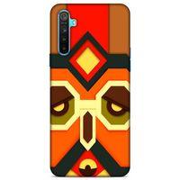 Lopard Oppo Realme 6i Uyumlu Kılıf Soyut Sanat (6) Desenli Silikon Kılıf