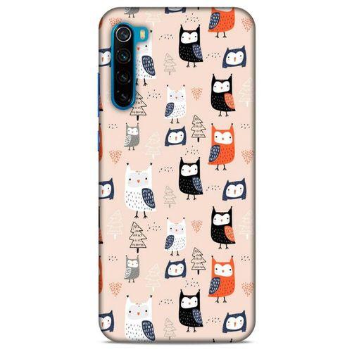 Baykuşlar (25) Desenli Silikon Kapak Telefon Kabı Xiaomi Redmi Note 8T Kılıf