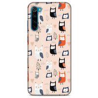 Baykuşlar (25) Desenli Silikon Kapak Telefon Kabı Xiaomi Redmi Note 8T Kılıf