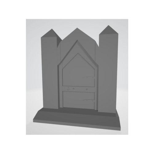 Masaüstü Oyunlar İçin Zindan Kapısı 3D Baskı (Bu ürün Sadece Plastik parçadır - Almadan Önce Soru Sorabilirsiniz)