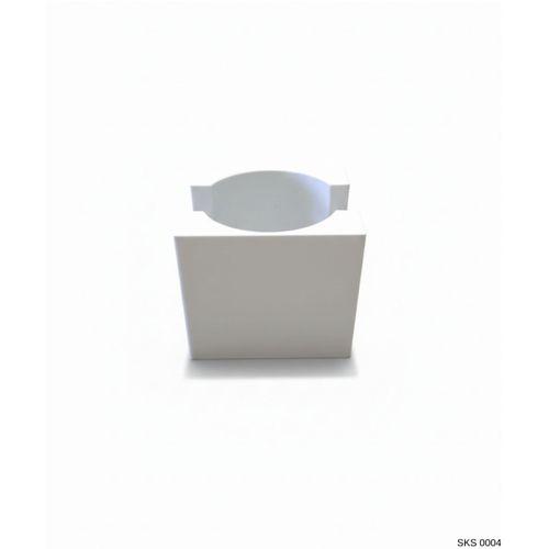 Beyaz Harf Seklinde Mini Dekoratif Saksi Kisiye Ozel Bas Harf Tasarim Masa Ustu Ofis Dekoru 7 Cm