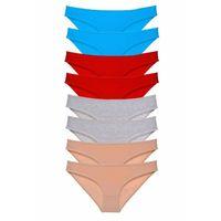 8 adet Süper Eko Set Likralı Kadın Slip Külot 534