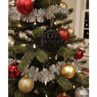 Siyah Kafes Desenli Dekoratif Yilbasi Susu