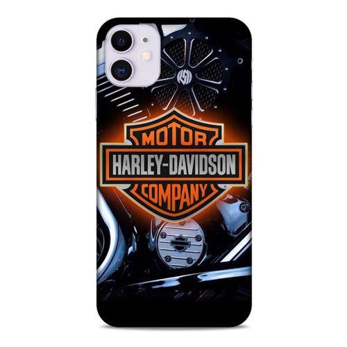 Apple Iphone 11 Uyumlu Kılıf Motorsiklet (13) Silikon Kap Harley Davidson