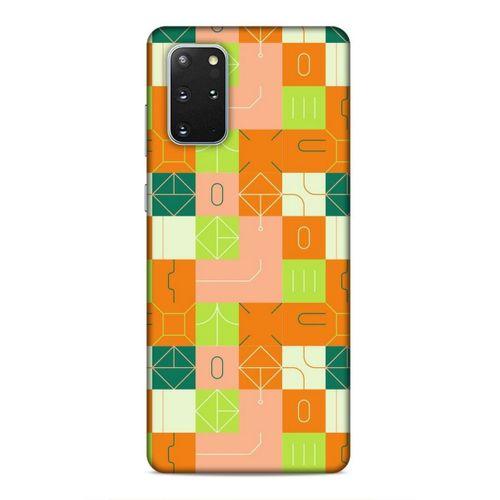 Samsung Galaxy S20 Plus Uyumlu Kılıf Insomnia (48) Bumper Kılıf Fıstık Yeşili Turuncu