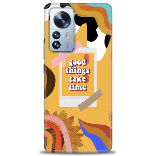 Xiaomi Mi 13 Pro Kılıf HD Baskılı Kılıf - Take Time + Tam Ekran Koruyucu