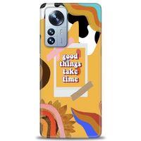 Xiaomi Mi 13 Pro Kılıf HD Baskılı Kılıf - Take Time + Tam Ekran Koruyucu
