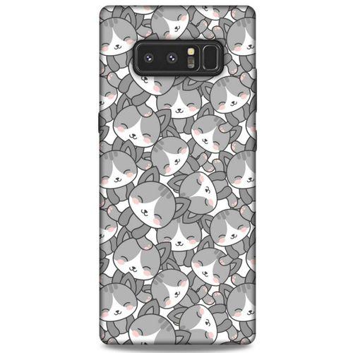 Lopard Samsung Galaxy Note 8 Uyumlu Kılıf Kediler (21) Koruyucu Kapak 1001 Kedi