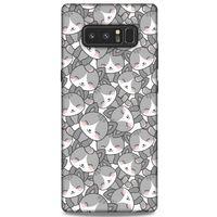 Lopard Samsung Galaxy Note 8 Uyumlu Kılıf Kediler (21) Koruyucu Kapak 1001 Kedi