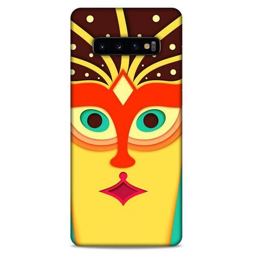 Lopard Samsung Galaxy S10 Plus Uyumlu Kılıf Soyut Sanat (1) Baskılı Kılıfı