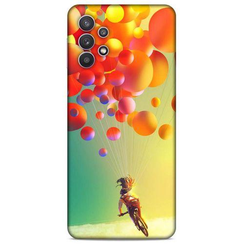 Lopard Samsung Galaxy A32 Uyumlu Kılıf Manipülasyon ☻ (39) Liquid Crystal Kılıf Baskılı