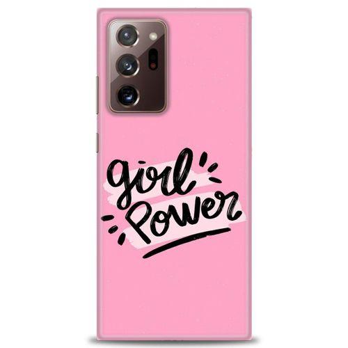 Samsung Galaxy Note 20 Ultra Kılıf HD Baskılı Kılıf - Girll Power + Tam Ekran Koruyucu