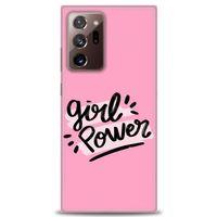 Samsung Galaxy Note 20 Ultra Kılıf HD Baskılı Kılıf - Girll Power + Tam Ekran Koruyucu