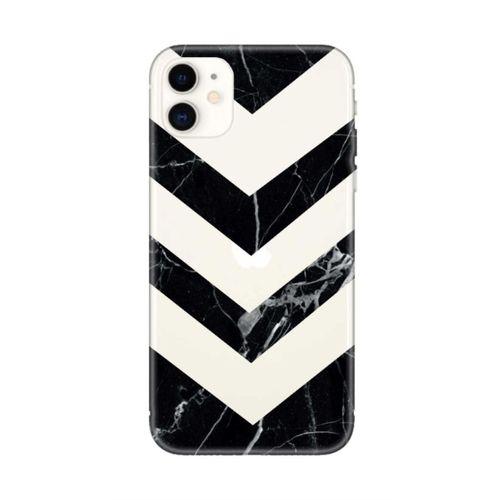 Mermer Üçgen Desenli iPhone 11 Telefon Kılıfı