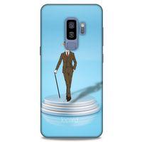 Samsung Galaxy S9 Plus Kılıf FunnyMaX (45) Liquid Air Kılıf Açık Mavi Köpek