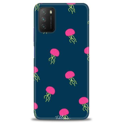Xiaomi Poco M3 Kılıf HD Baskılı Kılıf - Ahtapotlar + Tam Ekran Koruyucu