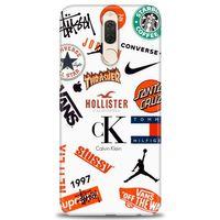 Huawei Mate 10 Lite Kılıf HD Baskılı Kılıf - Stussy + Tam Ekran Koruyucu