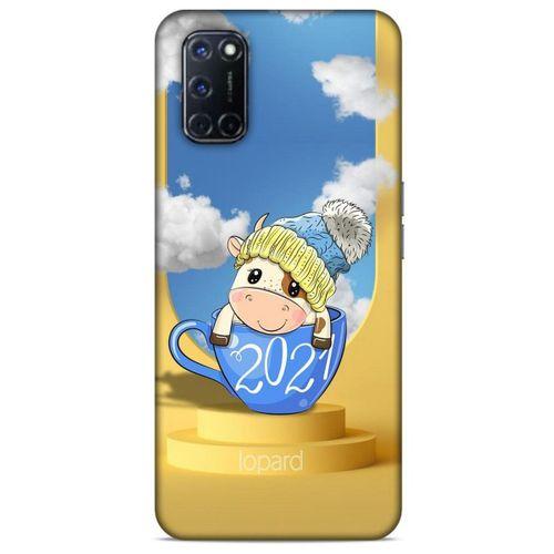 Oppo A52 Kılıf FunnyMaX (3) Kapak Sarı Kupa Köpek